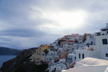 ギリシャのサントリーニ島の美しい風景
