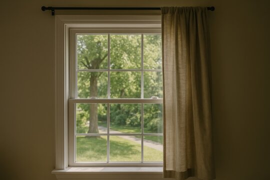 Fototapeta Serene view through window