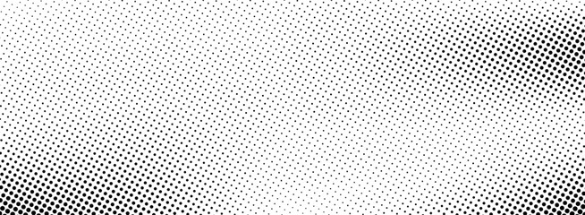 Grunge halftone gradient background. Faded grit noise texture. White and black sand wallpaper. Retro pixelated backdrop
