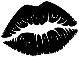 love illustration lips silhouette heart logo kiss icon valentine outline blushing cheeks moment spark peck tender touch hug romantic shape women vector graphic background