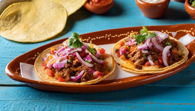 chalupas poblanas small boat shaped masa cakes topped with salsa meat and onions