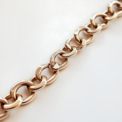 Obraz premium Close-up of a luxurious gold chain