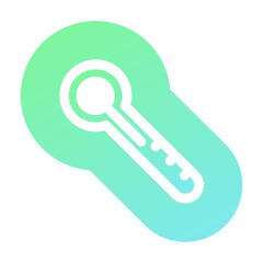 Thermometer icon for measuring fever or temperature.