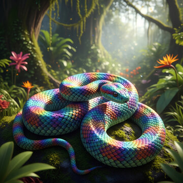 rainbow python