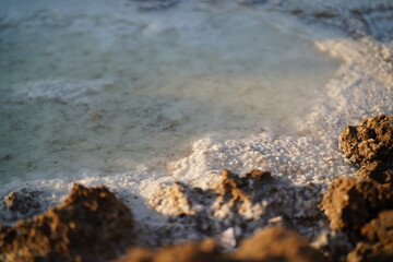 Crystals of Evening - photo of lake during sunset. 