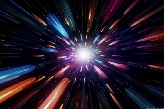 rays of light, AI generated video