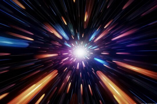 rays of light, AI generated video