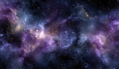 Fototapeta premium Deep space nebula with vibrant colors