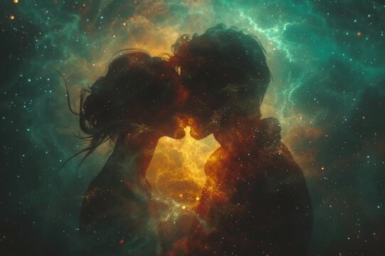 love symbol, AI generated video