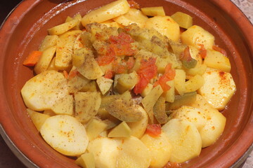 Fresh Tajine Close-up