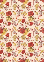 design vintage abstract floral illustrator artwork pattern 