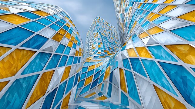 Faceted Skyscraper Design in Paris Featuring Unique Glazing Patterns