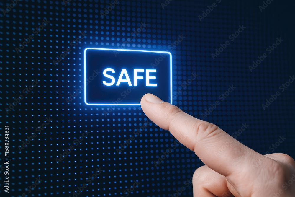 Poster activating secure protocols through an intuitive interface enhances protection and supports risk man