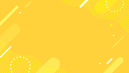 黄色・ポップ 　スーパーSALE・キャンペーン　バナー背景 16:9