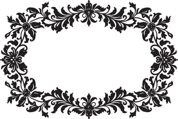 
Vintage Floral Laser Cut Ornamental Frame Set