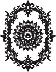 
Vintage Floral Laser Cut Ornamental Frame Set