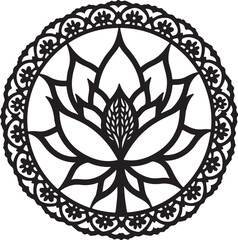 
Vintage Floral Laser Cut Ornamental Frame Set