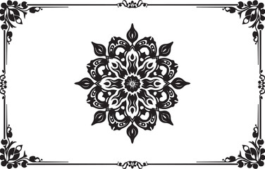 
Vintage Floral Laser Cut Ornamental Frame Set