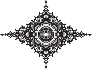 
Vintage Floral Laser Cut Ornamental Frame Set