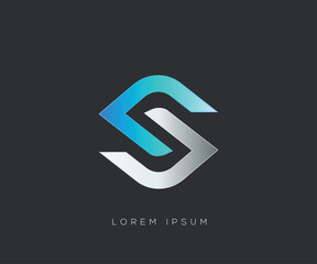 Initial S logo design template