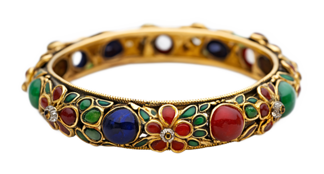 Bangle for Jewelry and Fashion Accessories - Isolated on White Background