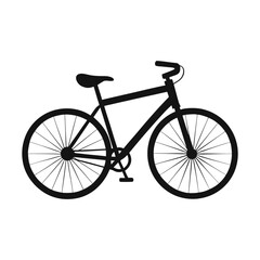 bicycle silhouette vector