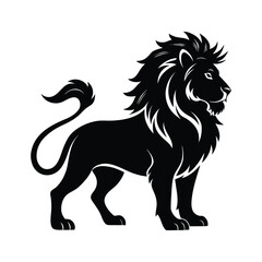lion silhouette vector