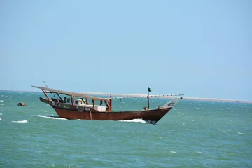 Rolgordijnen boat on the dammam beach © MOD