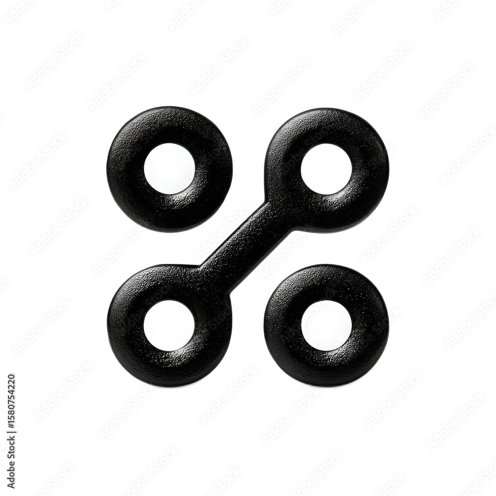 Poster black and white circular design element with multiple spheres on a dark background for abstract illu