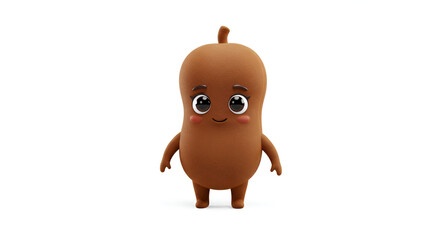 Cute Cartoon Bean Illustration