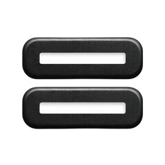 Black rectangular objects with a white center, ideal for design, branding, and modern technology concepts in stock photography