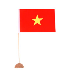 Vietnam flag on transparent background