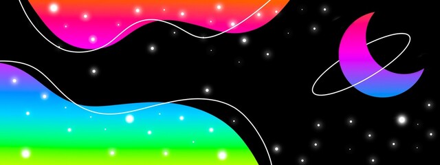 abstract background with stars