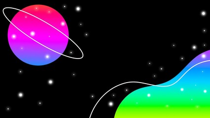 abstract background with stars