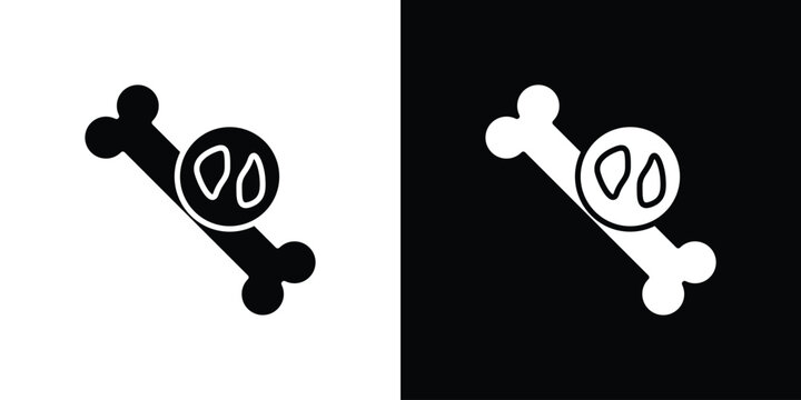 Multiple myeloma icon design. Black flat style sign for mobile concept