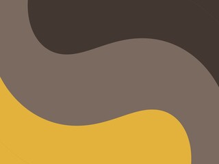 Abstract background with smooth, flowing curves in shades of brown and mustard yellow, creating a modern and elegant design.
