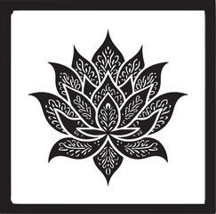 Obraz premium Vintage Floral Laser Cut Ornamental Frame Set