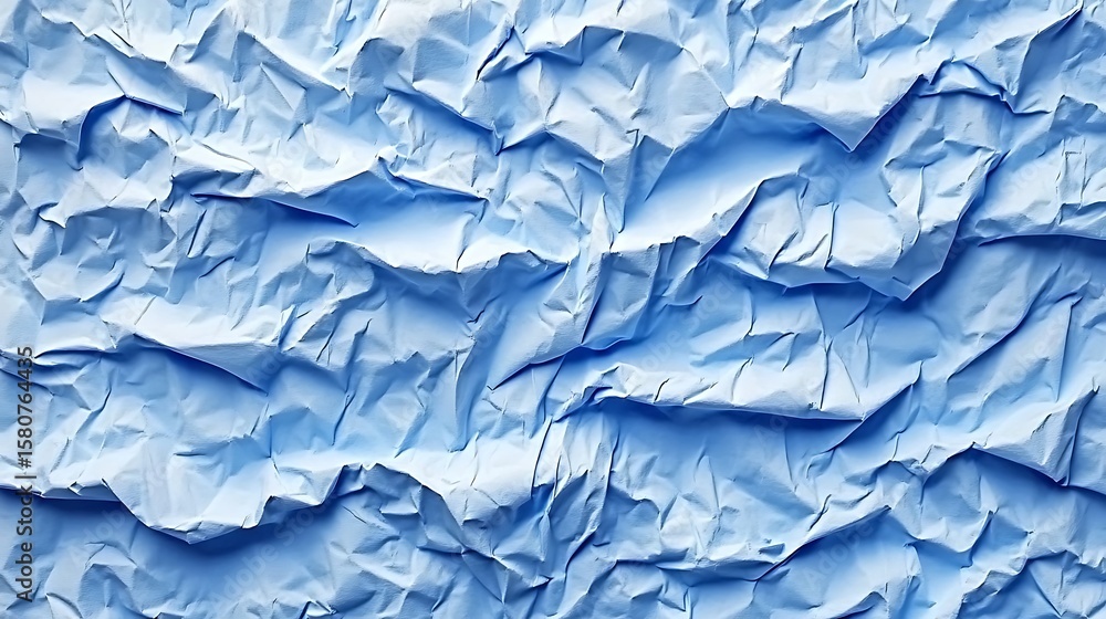 Aufkleber abstract blue paper texture creating a stunning backdrop with crumpled surface and intriguing