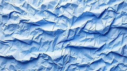 Fototapeta premium Abstract blue paper texture creating a stunning backdrop with crumpled surface and intriguing