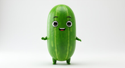 Cartoon Pickle Character