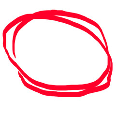 Fototapeta premium red circle frame isolated