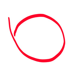 red circle frame