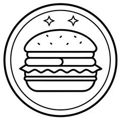 Minimal Burger Icon 