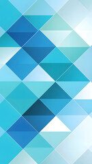 Obraz premium Blue and Teal Geometric Diamond Pattern Background with Subtle Gradients abstract