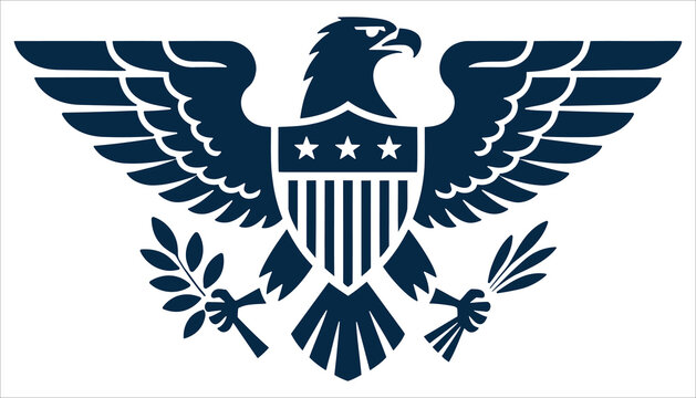 American Eagle Emblem Vector