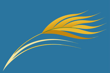 tall golden grass blowing in the wind