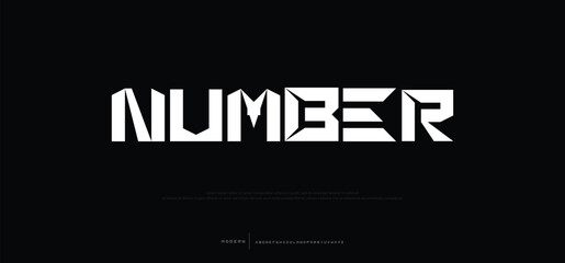 Abstract modern urban alphabet fonts. Typography sport, simple, technology, fashion, digital, future creative logo font. vector illustration