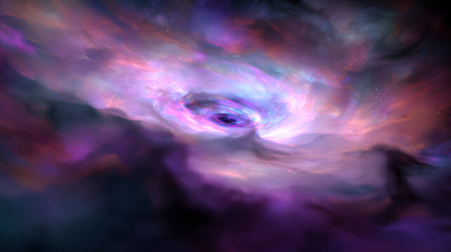 Mysterious pulsating cosmic object in a starry galaxy, revealing the wonders of astronomical discovery