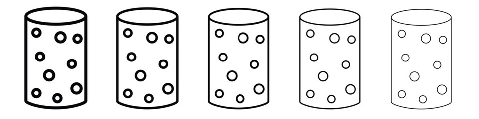 Cork wine icon symbol, logo illustration. Pixel perfect vector graphics