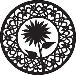 
Vintage Floral Laser Cut Ornamental Frame Set